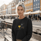 No Shit Shirts - Sweatshirt (Frontprint Large): Not your honey - Body & Autonomy & Sexism - basic