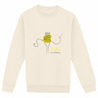 No Shit Shirts - Sweatshirt (Frontprint Large): Pasta, not patriarchy - Society & Patriarchy - basic