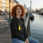 No Shit Shirts - Sweatshirt (Frontprint Large): Same job. Same hours. Less pay. Guess who? - Equal Pay - basic