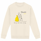 No Shit Shirts - Sweatshirt (Frontprint Large): Same job. Same hours. Less pay. Guess who? - Equal Pay - basic