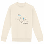No Shit Shirts - Sweatshirt (Frontprint Large): Send Naps, Not Nudes - Body & Autonomy & Sexism - basic