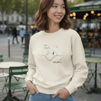 No Shit Shirts - Sweatshirt (Frontprint Large): Send Naps, Not Nudes - Body & Autonomy & Sexism - basic