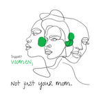 No Shit Shirts - Sweatshirt (Frontprint Large): Support women. Not just your mom - Society & Patriarchy - basic