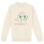 No Shit Shirts - Sweatshirt (Frontprint Large): Support women. Not just your mom - Society & Patriarchy - basic