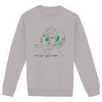 No Shit Shirts - Sweatshirt (Frontprint Large): Support women. Not just your mom - Society & Patriarchy - basic