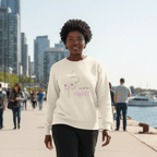 No Shit Shirts - Sweatshirt (Frontprint Large): We all have nipples! - Body & Autonomy & Sexism - basic