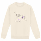 No Shit Shirts - Sweatshirt (Frontprint Large): Your not my type - Body & Autonomy & Sexism - basic