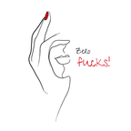 No Shit Shirts - Sweatshirt (Frontprint Large): Zero Fucks - Society & Patriarchy - basic