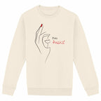 No Shit Shirts - Sweatshirt (Frontprint Large): Zero Fucks - Society & Patriarchy - basic