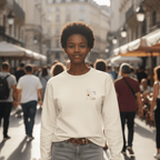 No Shit Shirts - Sweatshirt: I didn’t come from your rib. - Body & Autonomy & Sexism - basic