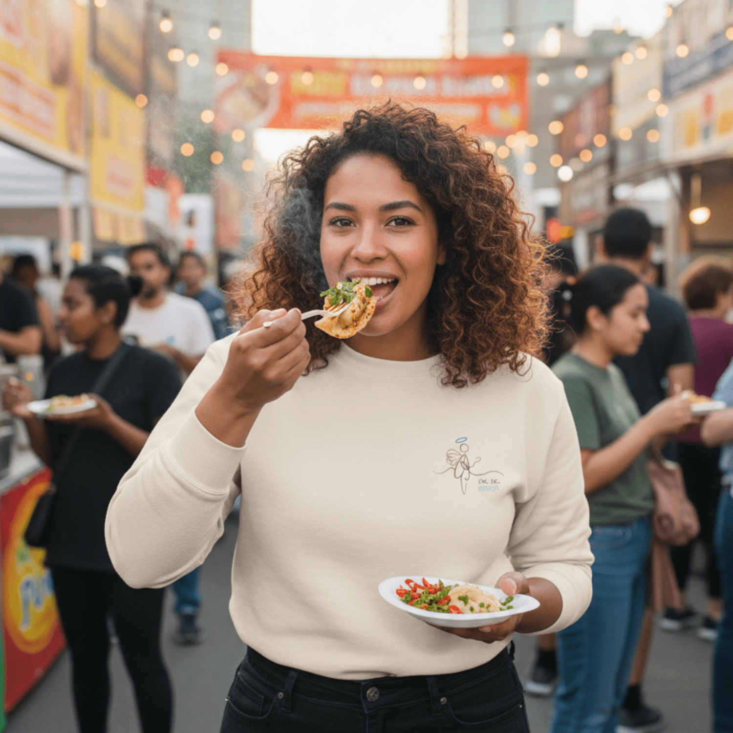 No Shit Shirts - Sweatshirt: IDK. IDC. IDGAF. - Society & Patriarchy - basic