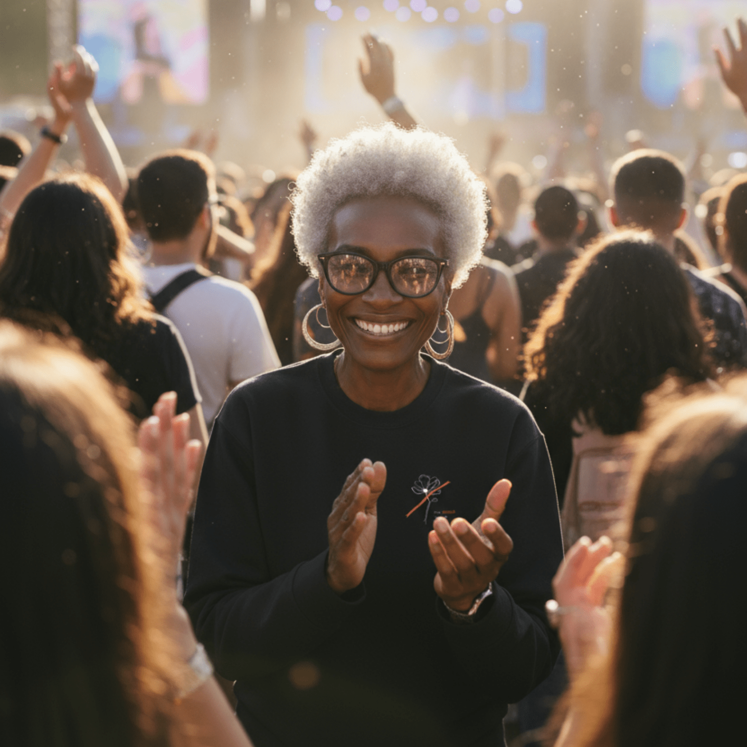 No Shit Shirts - Sweatshirt: I’ll take power over flowers - Society & Patriarchy - basic