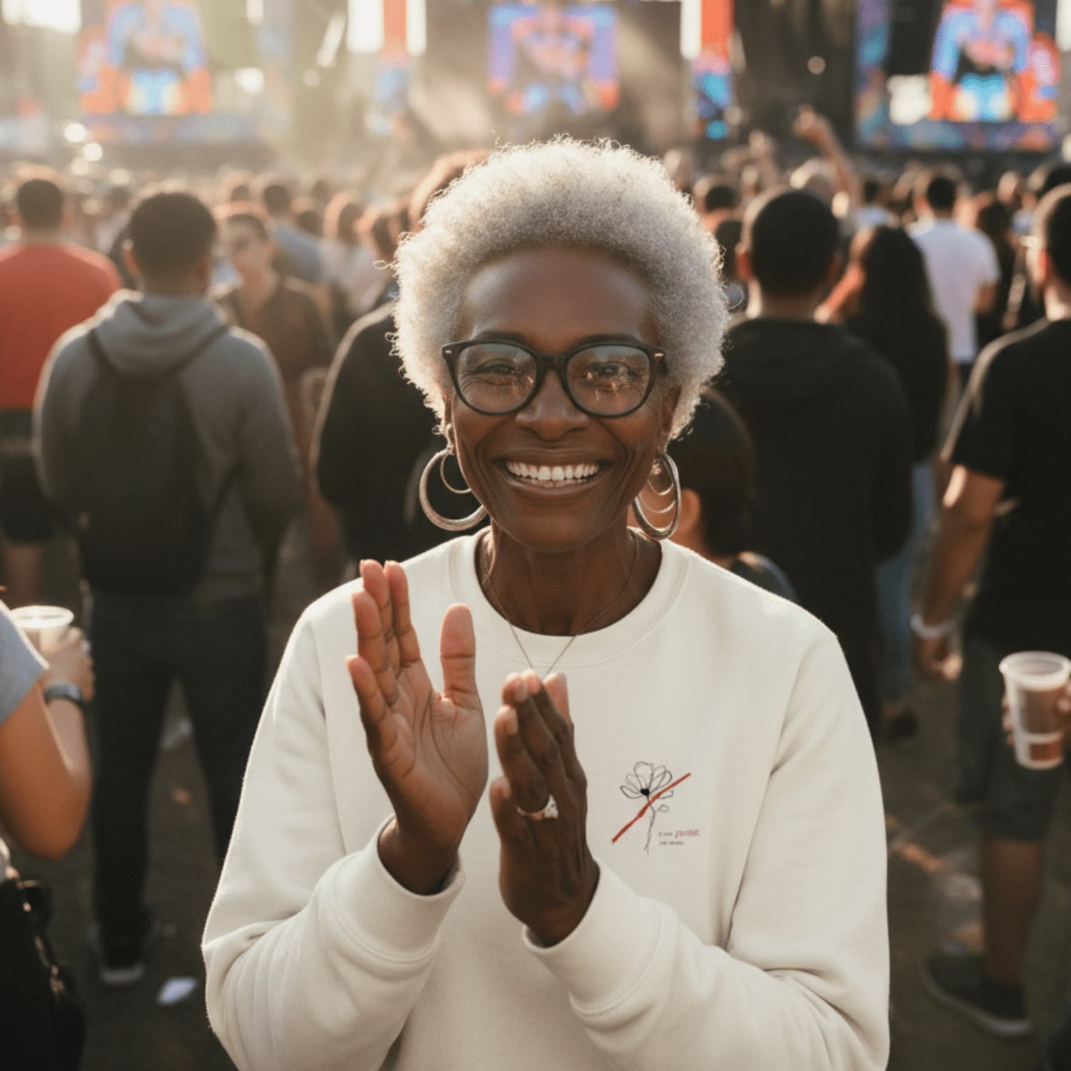 No Shit Shirts - Sweatshirt: I’ll take power over flowers - Society & Patriarchy - basic