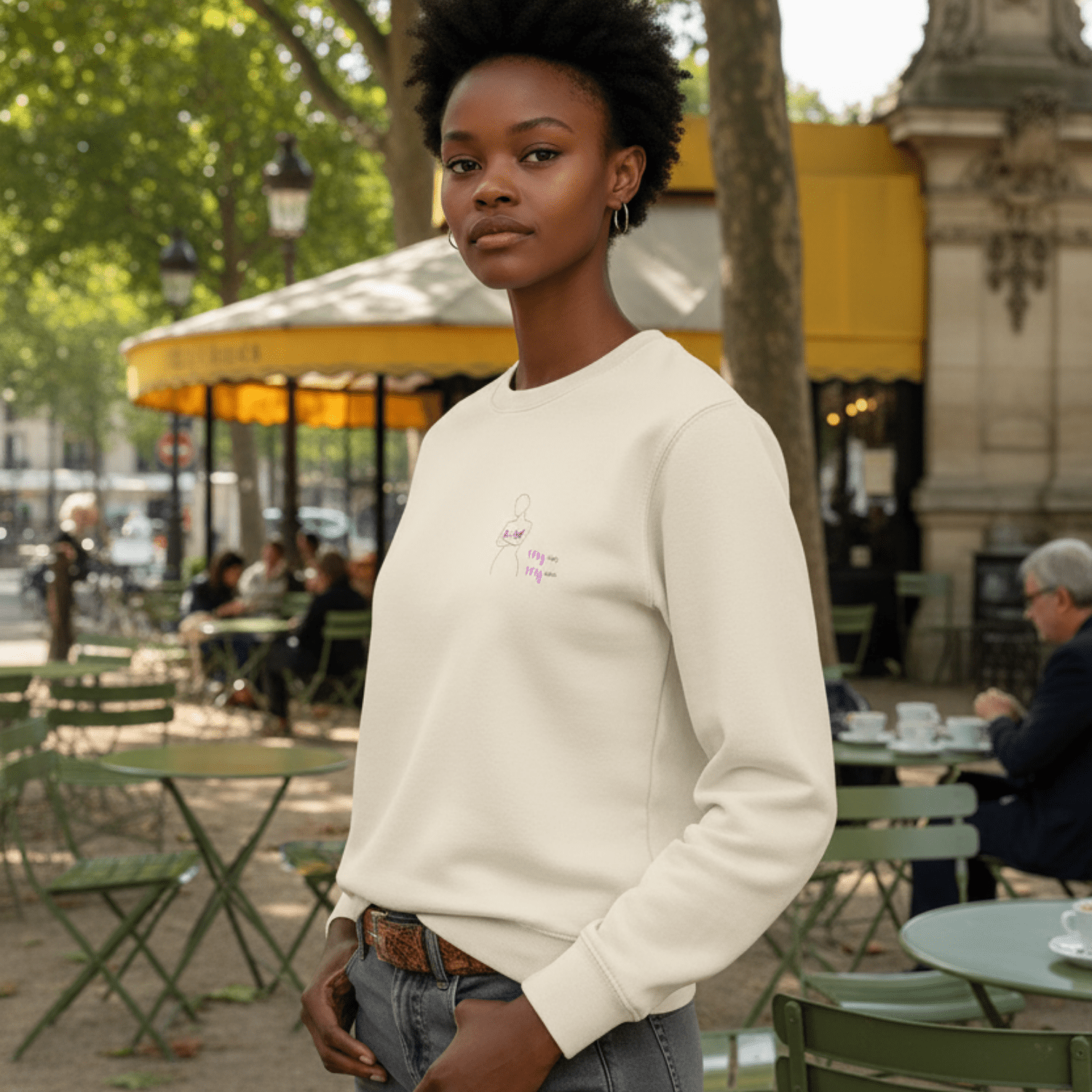 No Shit Shirts - Sweatshirt: My Body, My Rules - Body & Autonomy & Sexism - basic