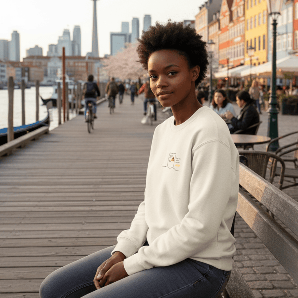 No Shit Shirts - Sweatshirt: My invoice includes unsolicited advice. - Mansplaining - basic