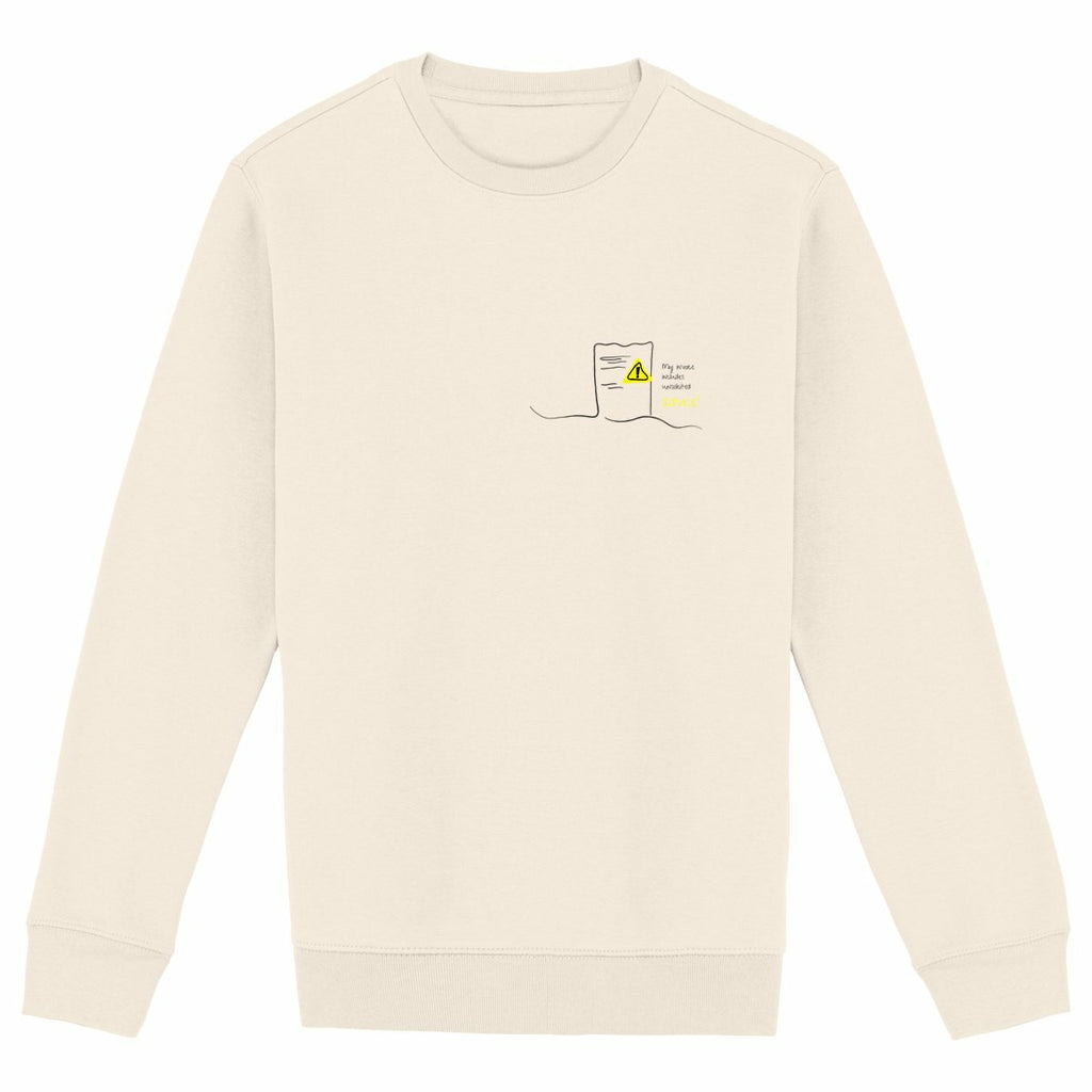No Shit Shirts - Sweatshirt: My invoice includes unsolicited advice. - Mansplaining - basic