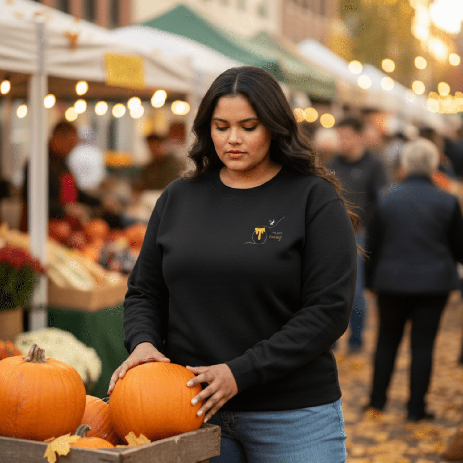 No Shit Shirts - Sweatshirt: Not your honey - Body & Autonomy & Sexism - basic