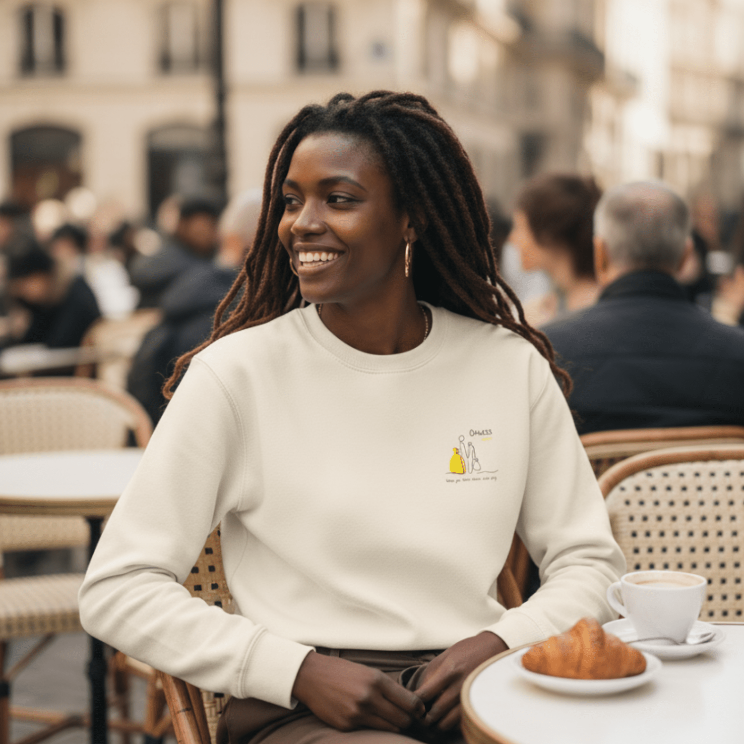 No Shit Shirts - Sweatshirt: Same job. Same hours. Less pay. Guess who? - Equal Pay - basic