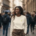 No Shit Shirts - Sweatshirt: Same job. Same hours. Less pay. Guess who? - Equal Pay - basic