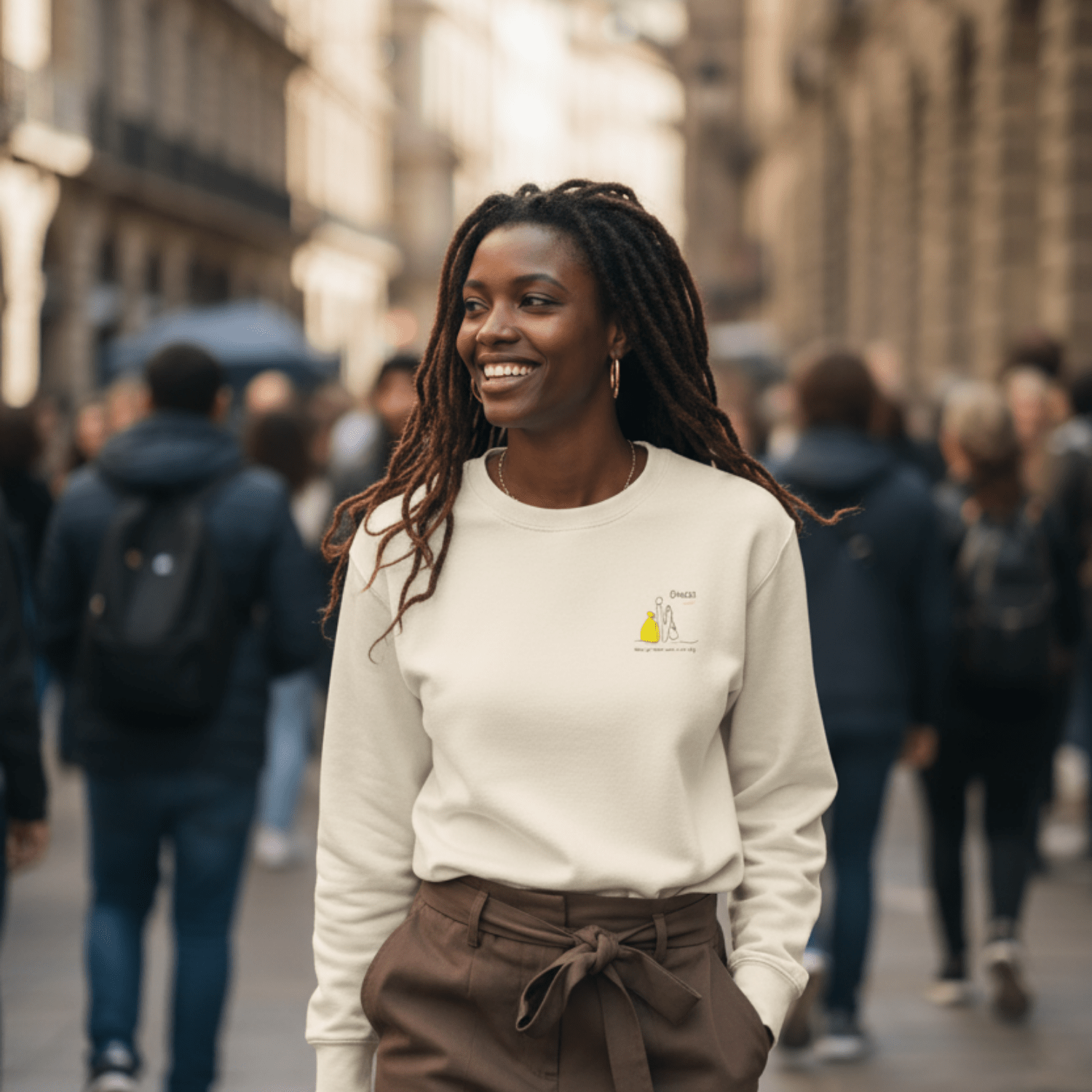 No Shit Shirts - Sweatshirt: Same job. Same hours. Less pay. Guess who? - Equal Pay - basic