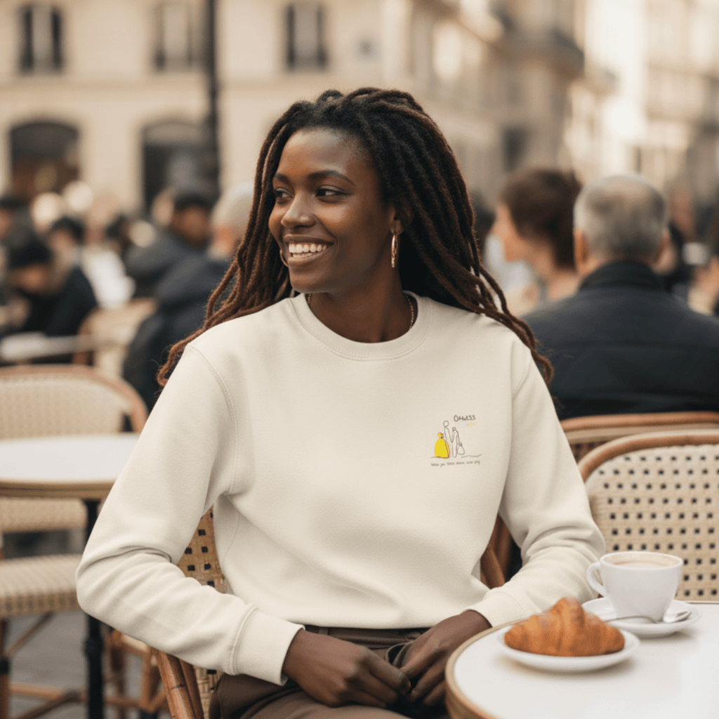 No Shit Shirts - Sweatshirt: Same job. Same hours. Less pay. Guess who? - Equal Pay - basic