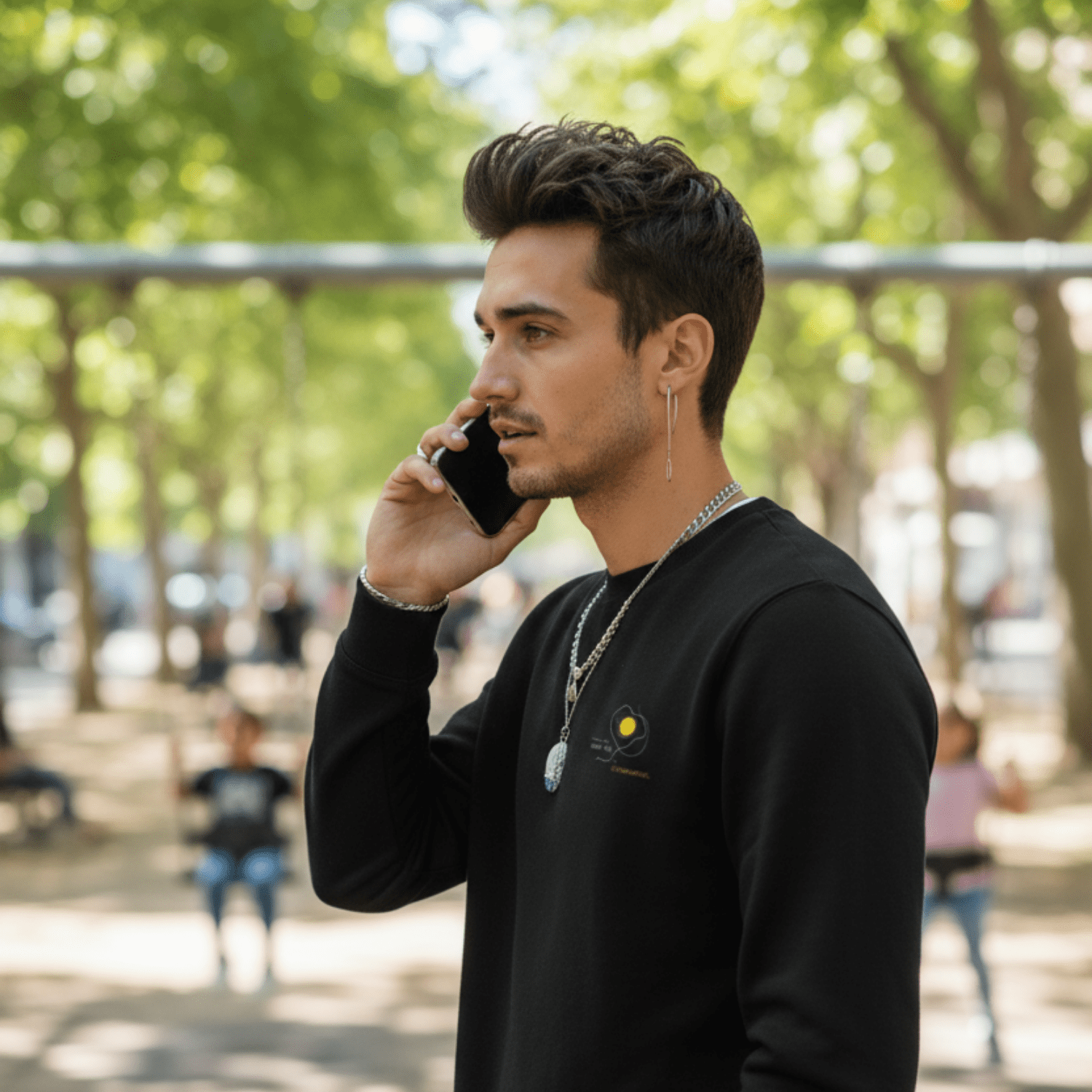 No Shit Shirts - Sweatshirt: Scrambled eggs need skill, not chromosomes. - Gender Roles - basic