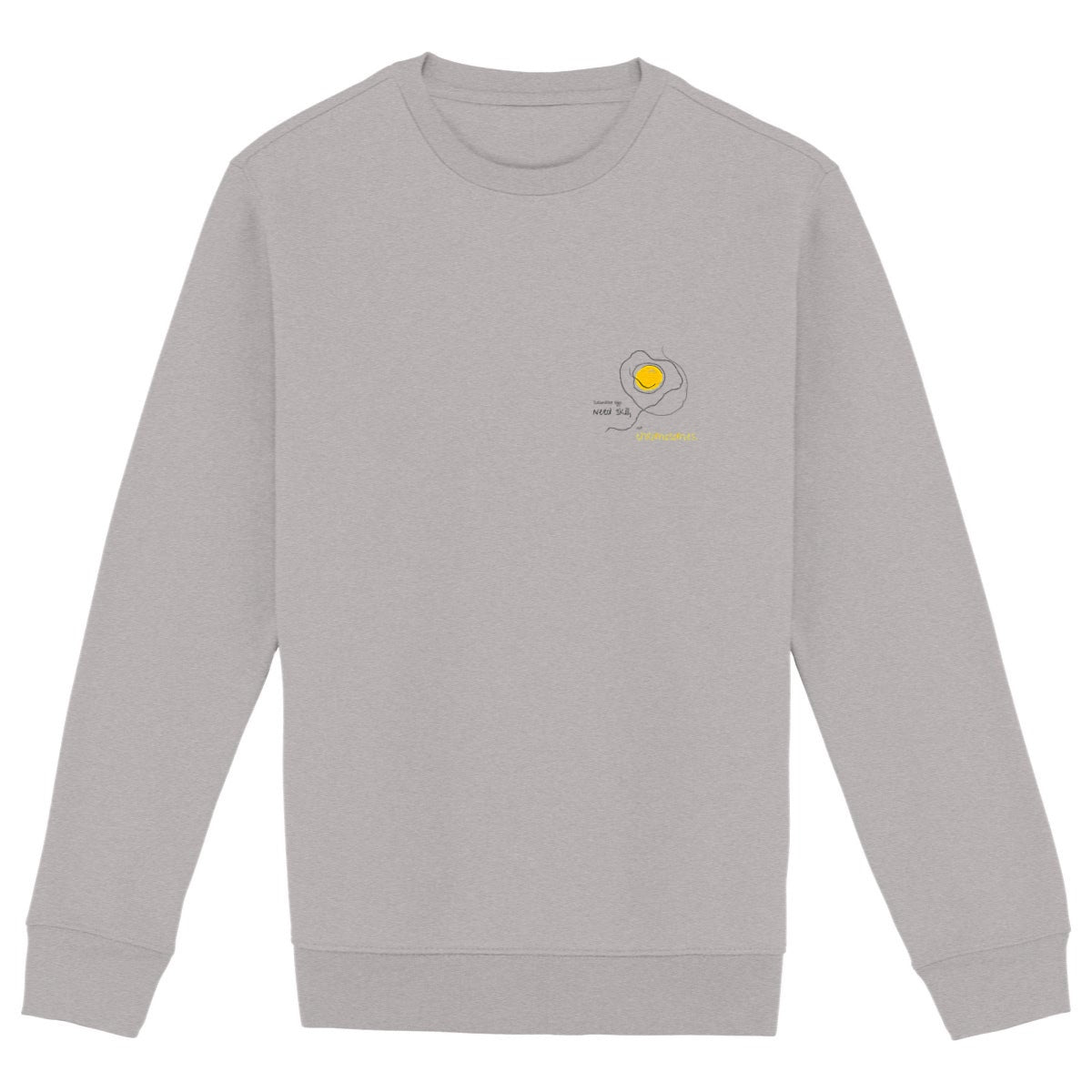 No Shit Shirts - Sweatshirt: Scrambled eggs need skill, not chromosomes. - Gender Roles - basic