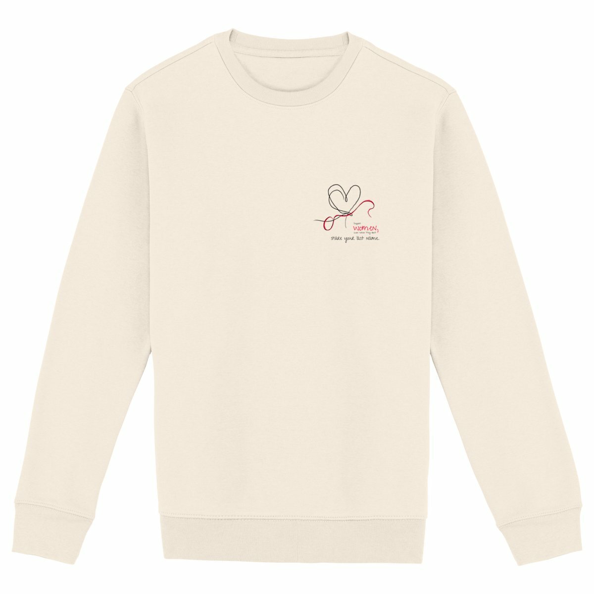 No Shit Shirts - Sweatshirt: Support women, even when they don’t share your last name. - Society & Patriarchy - basic