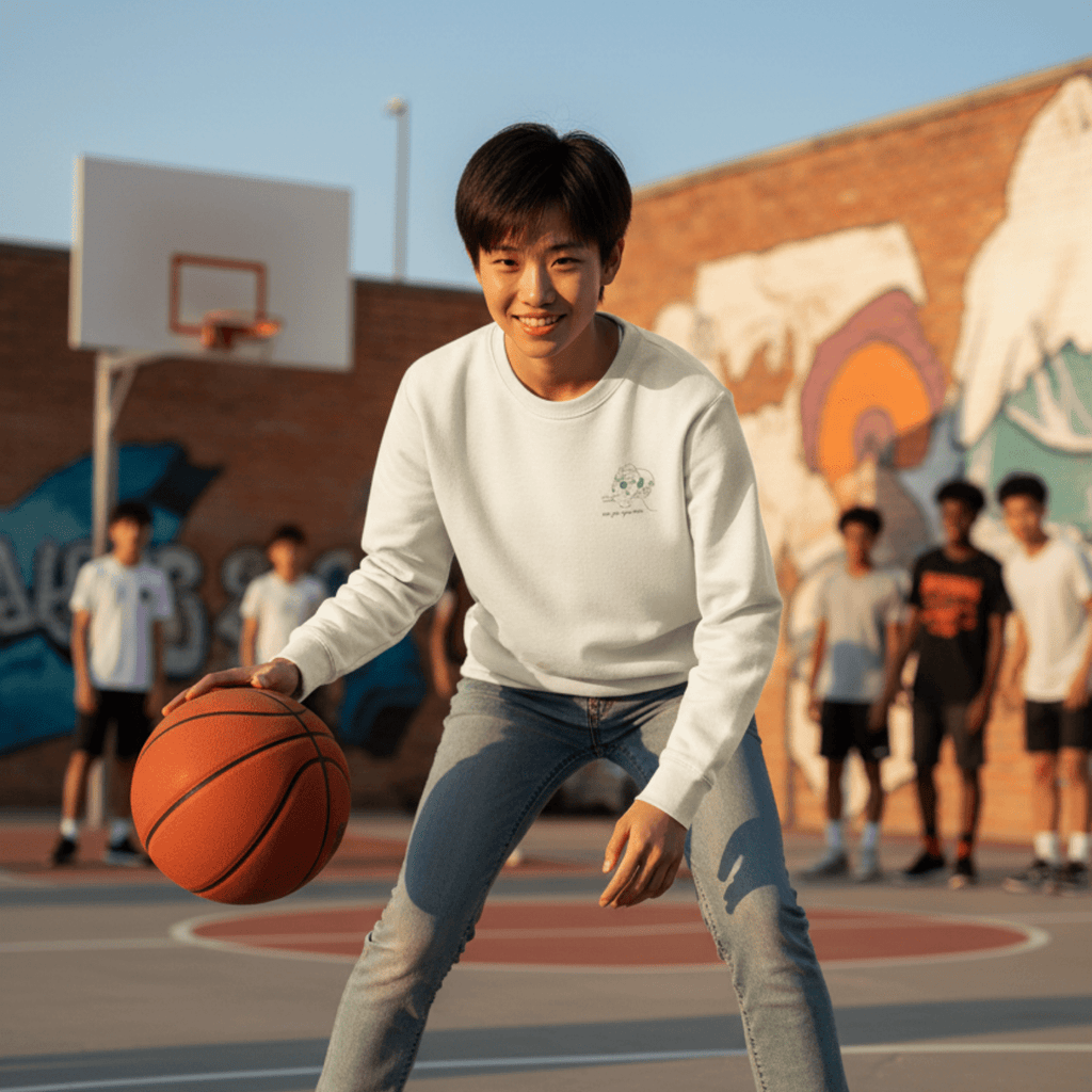 No Shit Shirts - Sweatshirt: Support women. Not just your mom - Society & Patriarchy - basic