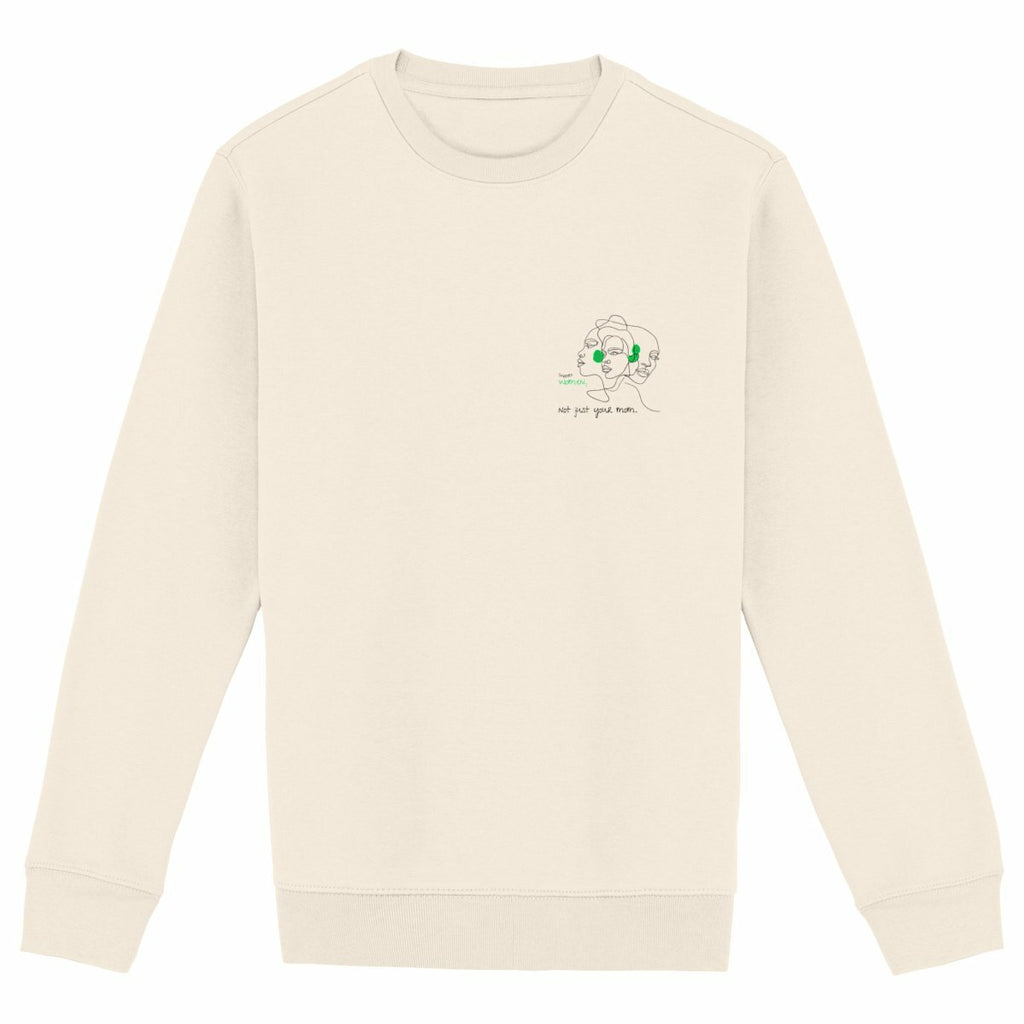 No Shit Shirts - Sweatshirt: Support women. Not just your mom - Society & Patriarchy - basic