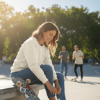 No Shit Shirts - Sweatshirt: We all have nipples! - Body & Autonomy & Sexism - basic