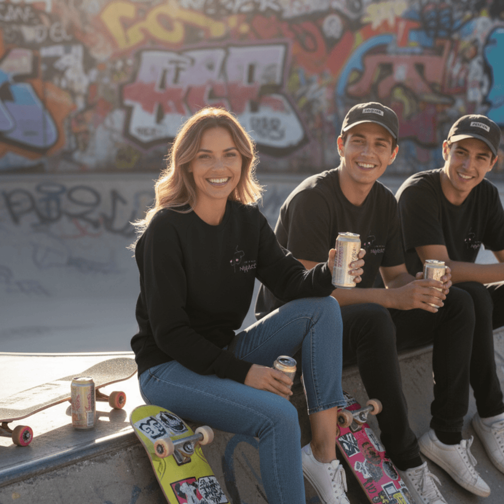 No Shit Shirts - Sweatshirt: We all have nipples! - Body & Autonomy & Sexism - basic