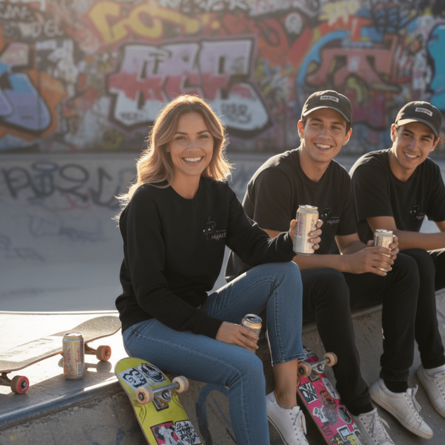 No Shit Shirts - Sweatshirt: We all have nipples! - Body & Autonomy & Sexism - basic