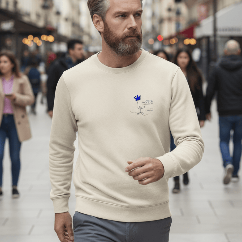 No Shit Shirts - Sweatshirt: Your CEO is someone’s son. Shocking, I know. - Equal Pay - basic