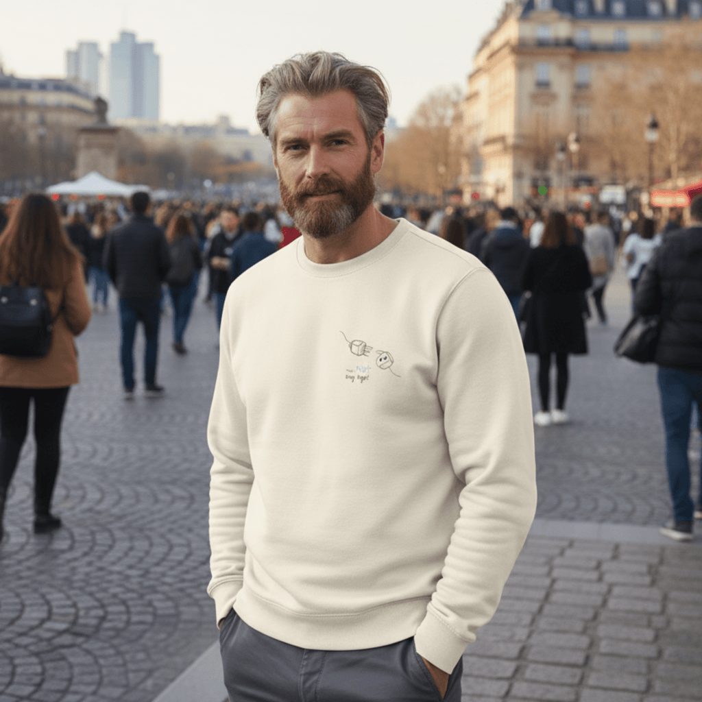 No Shit Shirts - Sweatshirt: Your not my type - Body & Autonomy & Sexism - basic