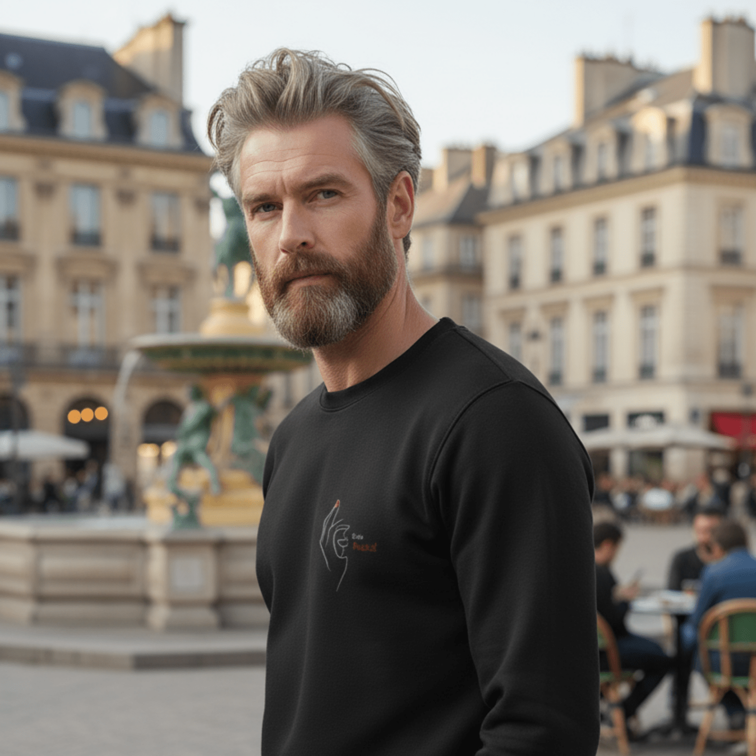 No Shit Shirts - Sweatshirt: Zero Fucks - Society & Patriarchy - basic