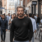 No Shit Shirts - Sweatshirt: Zero Fucks - Society & Patriarchy - basic