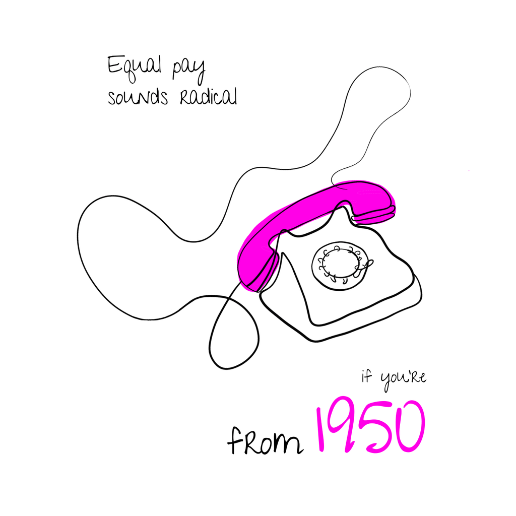 No Shit Shirts - Tasse: Equal pay sounds radical… if you’re from 1950. - Equal Pay - basic