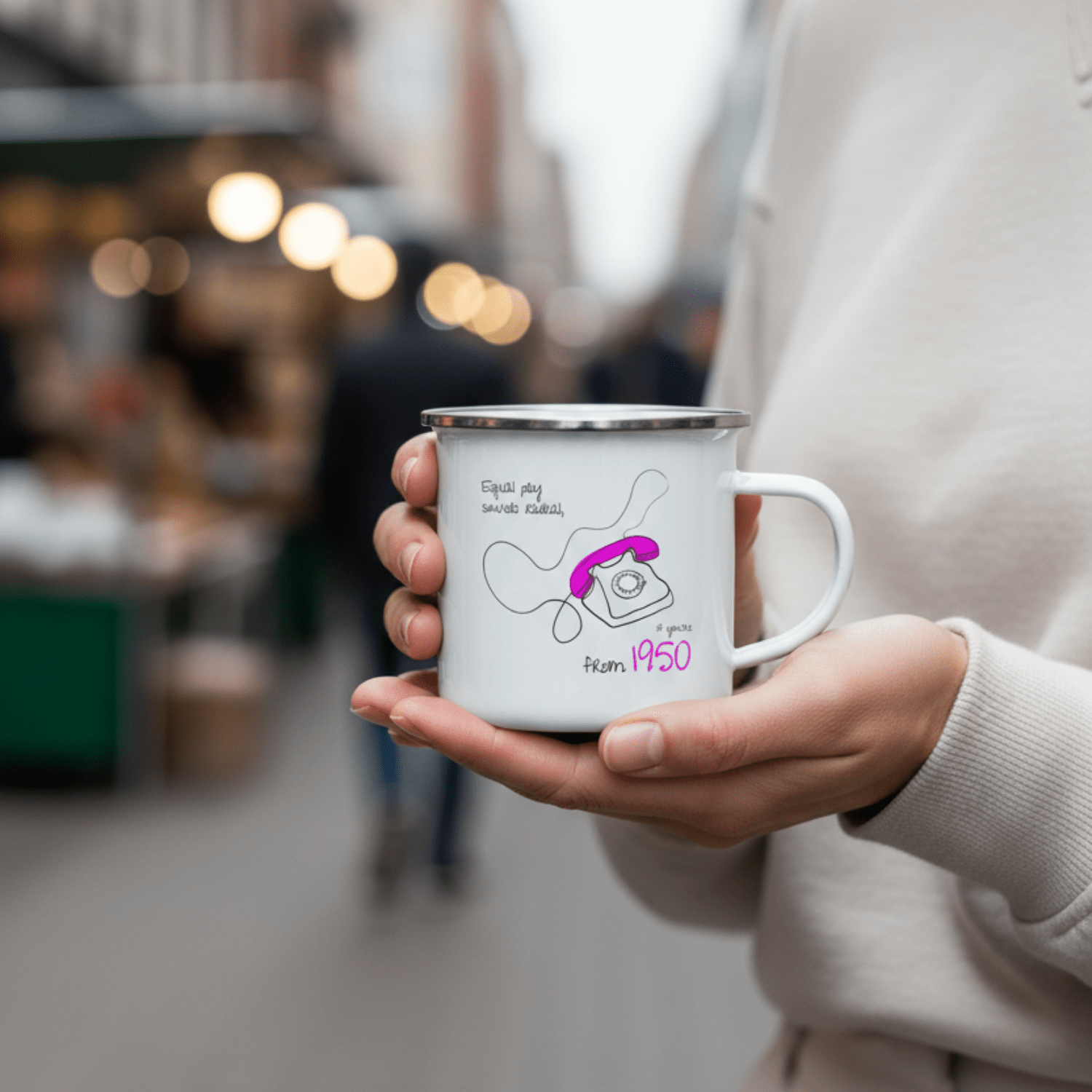 No Shit Shirts - Tasse: Equal pay sounds radical… if you’re from 1950. - Equal Pay - basic