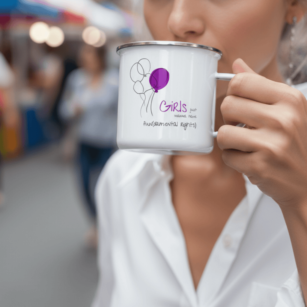 No Shit Shirts - Tasse: Girls just wanna have fun(damental rights) - Society & Patriarchy - basic