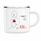 No Shit Shirts - Tasse: I didn’t come from your rib. - Body & Autonomy & Sexism - basic