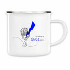 No Shit Shirts - Tasse: Interrupted since birth. - Mansplaining - basic