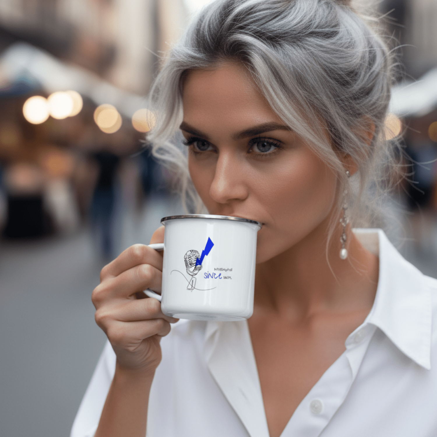 No Shit Shirts - Tasse: Interrupted since birth. - Mansplaining - basic