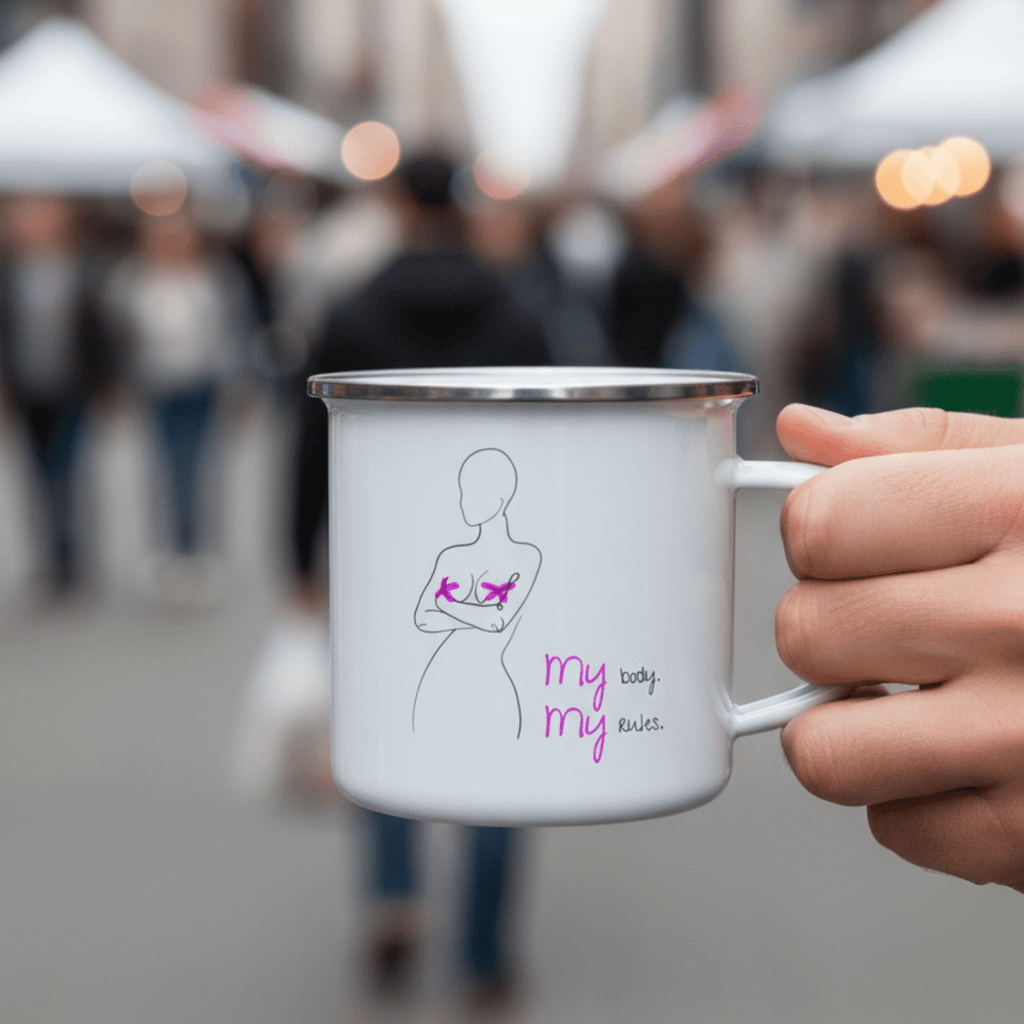 No Shit Shirts - Tasse: My Body, My Rules - Body & Autonomy & Sexism - basic