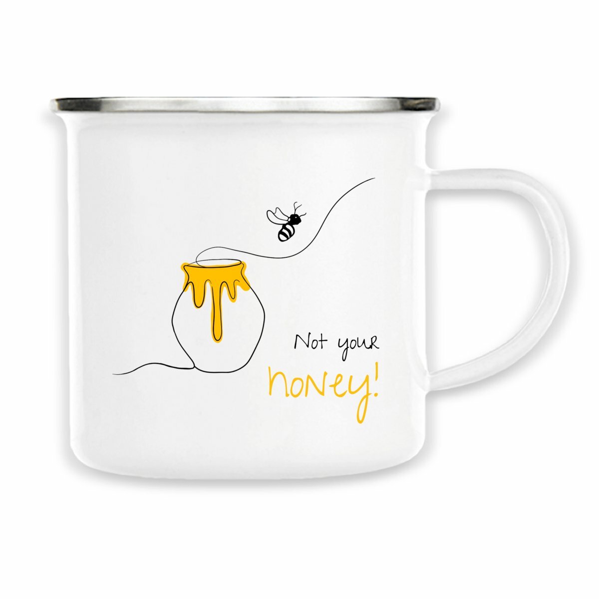 No Shit Shirts - Tasse: Not your honey - Body & Autonomy & Sexism - basic