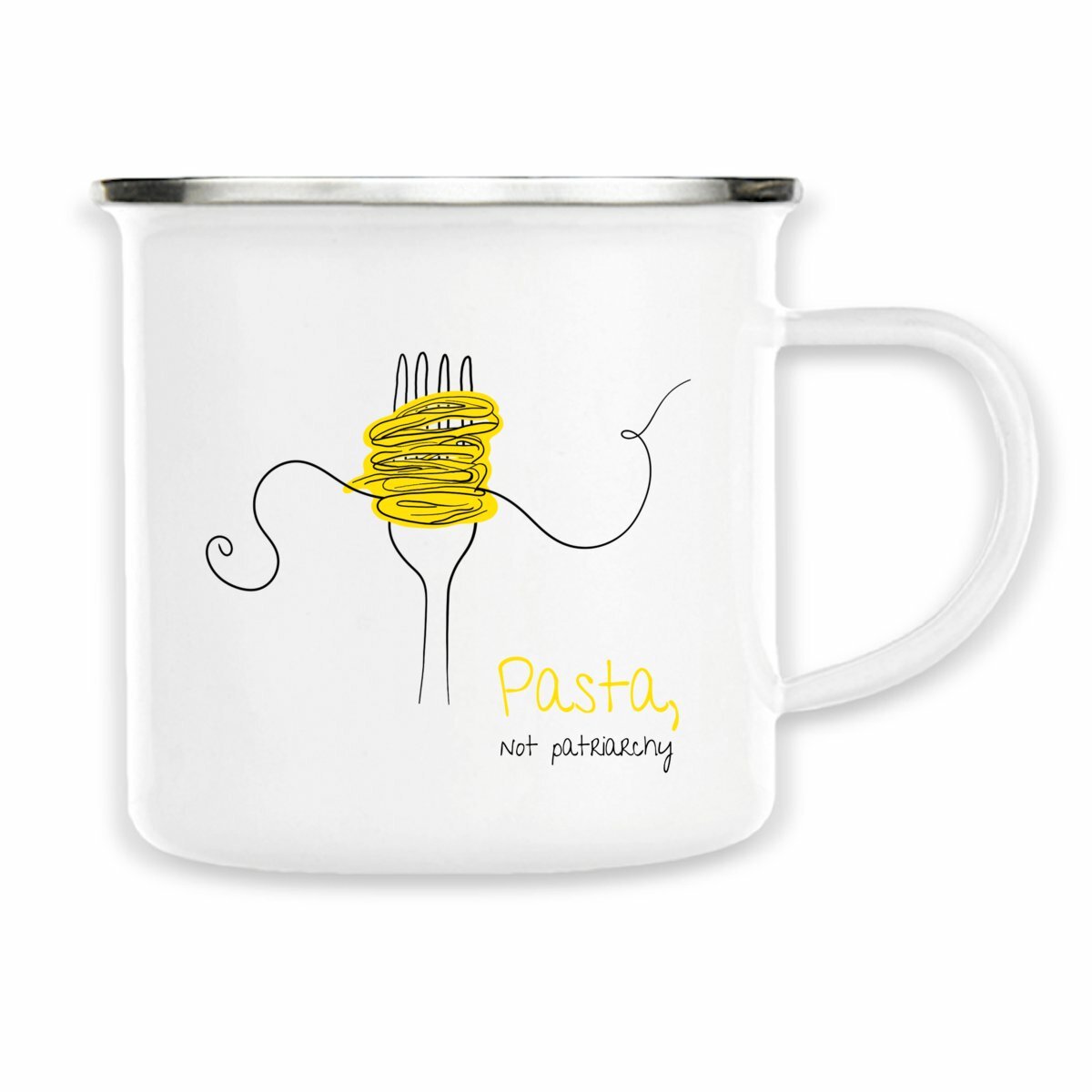 No Shit Shirts - Tasse: Pasta, not patriarchy - Society & Patriarchy - basic