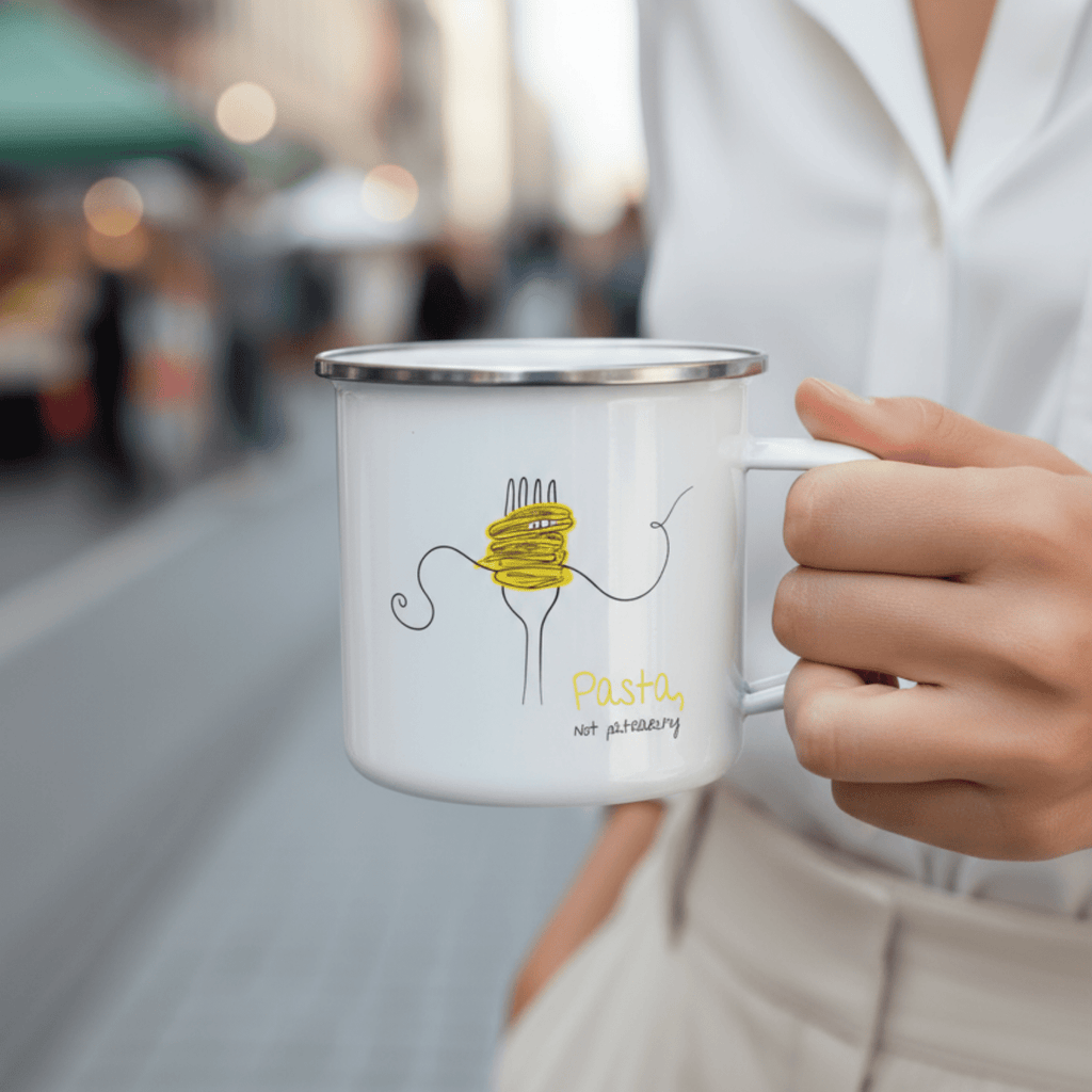 No Shit Shirts - Tasse: Pasta, not patriarchy - Society & Patriarchy - basic