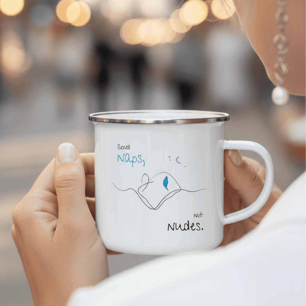 No Shit Shirts - Tasse: Send Naps, Not Nudes - Body & Autonomy & Sexism - basic