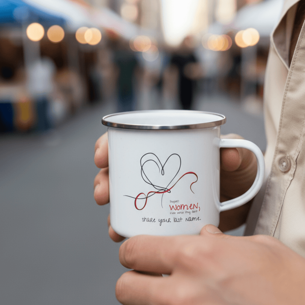 No Shit Shirts - Tasse: Support women, even when they don’t share your last name. - Society & Patriarchy - basic