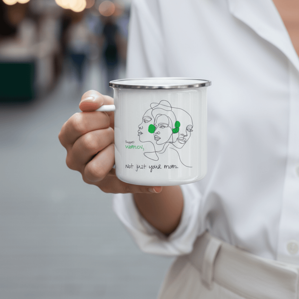 No Shit Shirts - Tasse: Support women. Not just your mom - Society & Patriarchy - basic